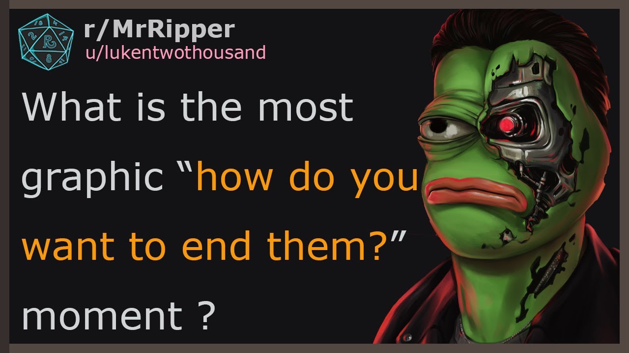 What is the most graphic “how do you want to end them?” moment you have experienced in game #dnd