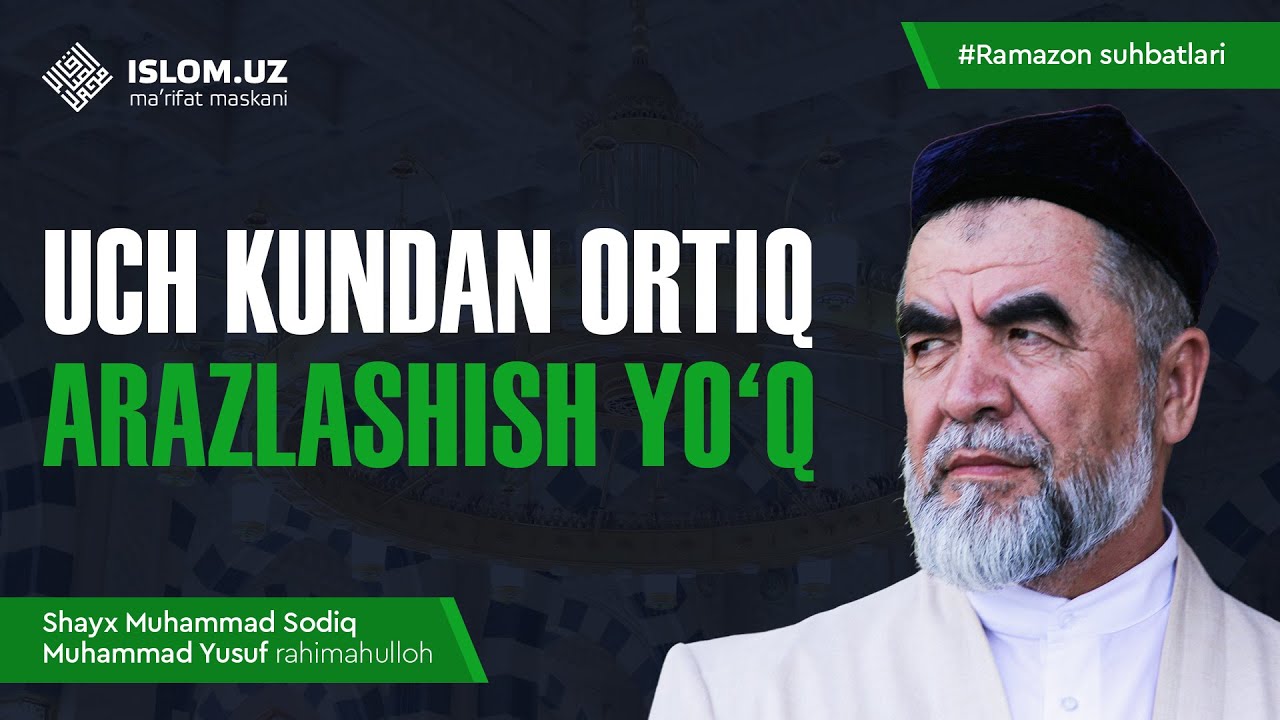 Uch kundan ortiq arazlashish yo‘q