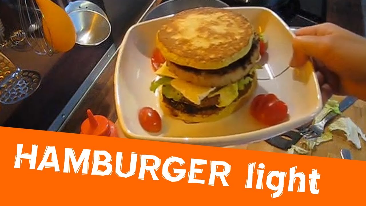 Hamburger light pour régime protéiné type Dukan