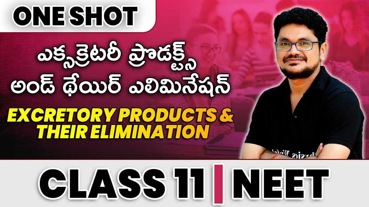 EXCRETORY PRODUCTS AND THEIR ELIMINATION in 1 Shot - All Theories & PYQs Covered | Class  11 | NEET