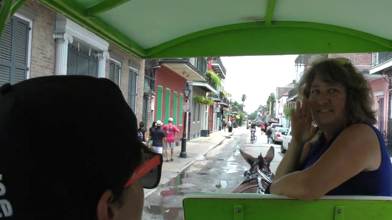 narrated horse drawn carriage tour of French Quarter in New Orleans