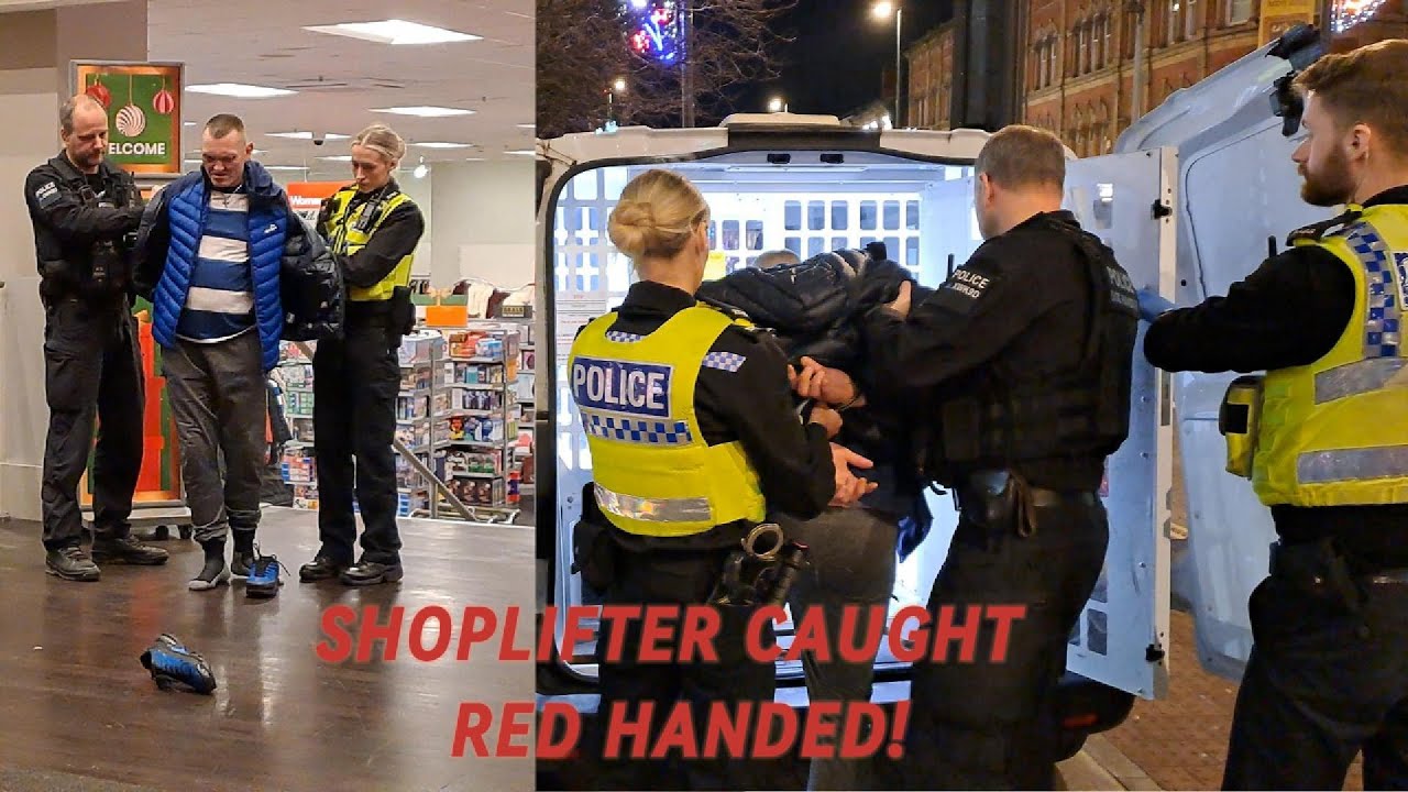 LEEDS | SHOPLIFTER GETS ARRESTED!