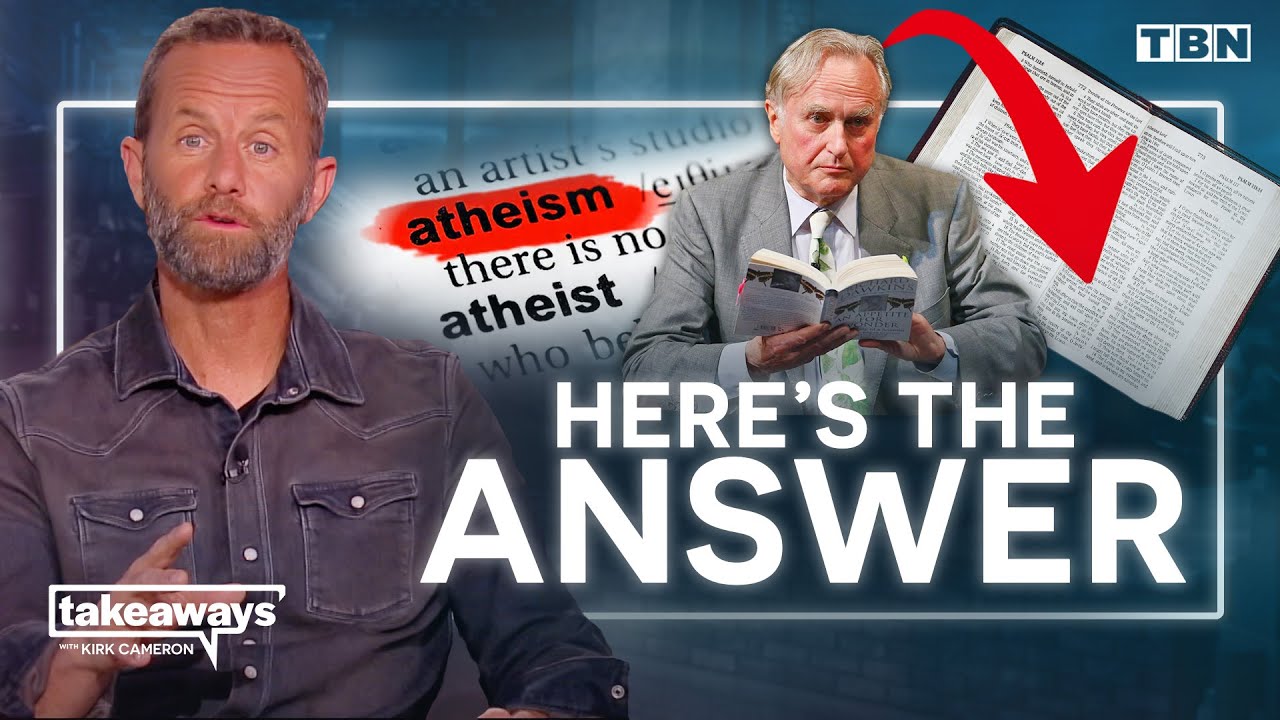 Atheist Richard Dawkins TOTALLY STUMPED By THIS Apologetics Debate Question | Kirk Cameron on TBN