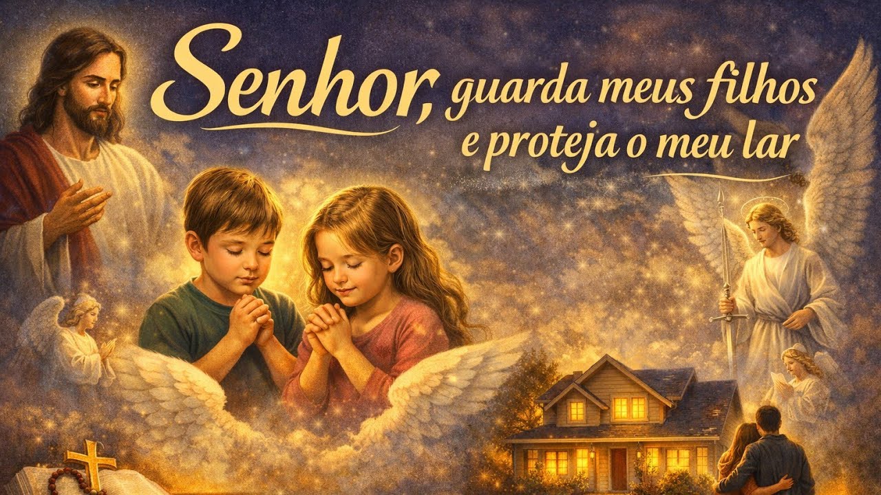 Senhor Manda os Teus anjos para guardar e proteger meus filhos por onde quer que eles andem. 