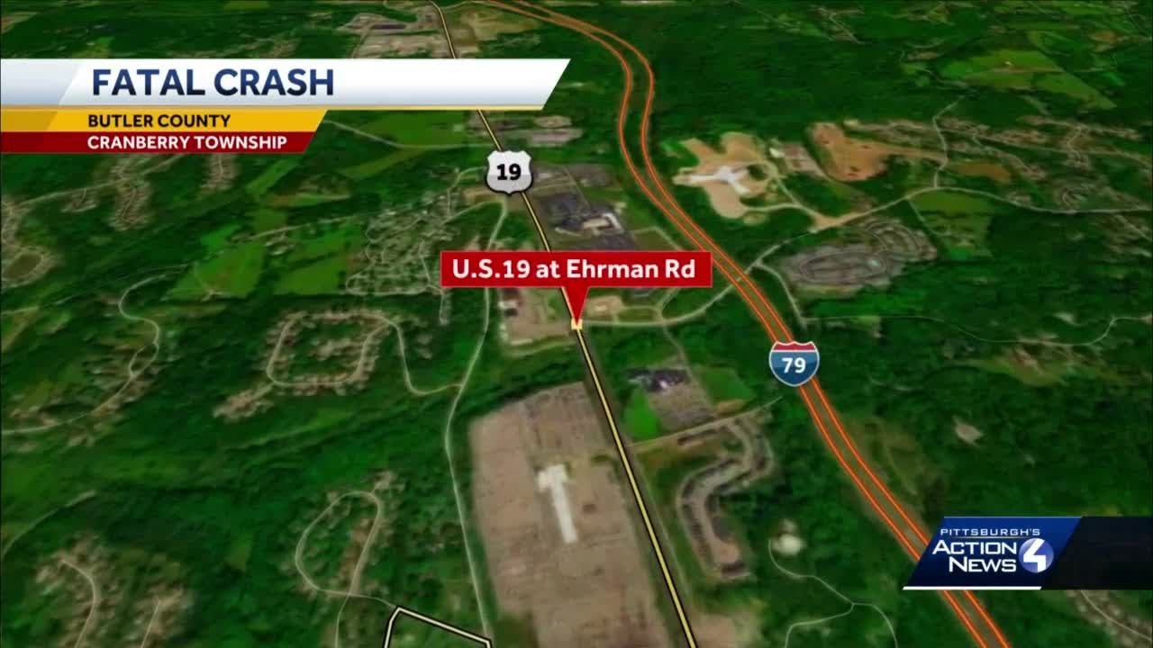 One person dies in crash on Route 19 in Cranberry Township