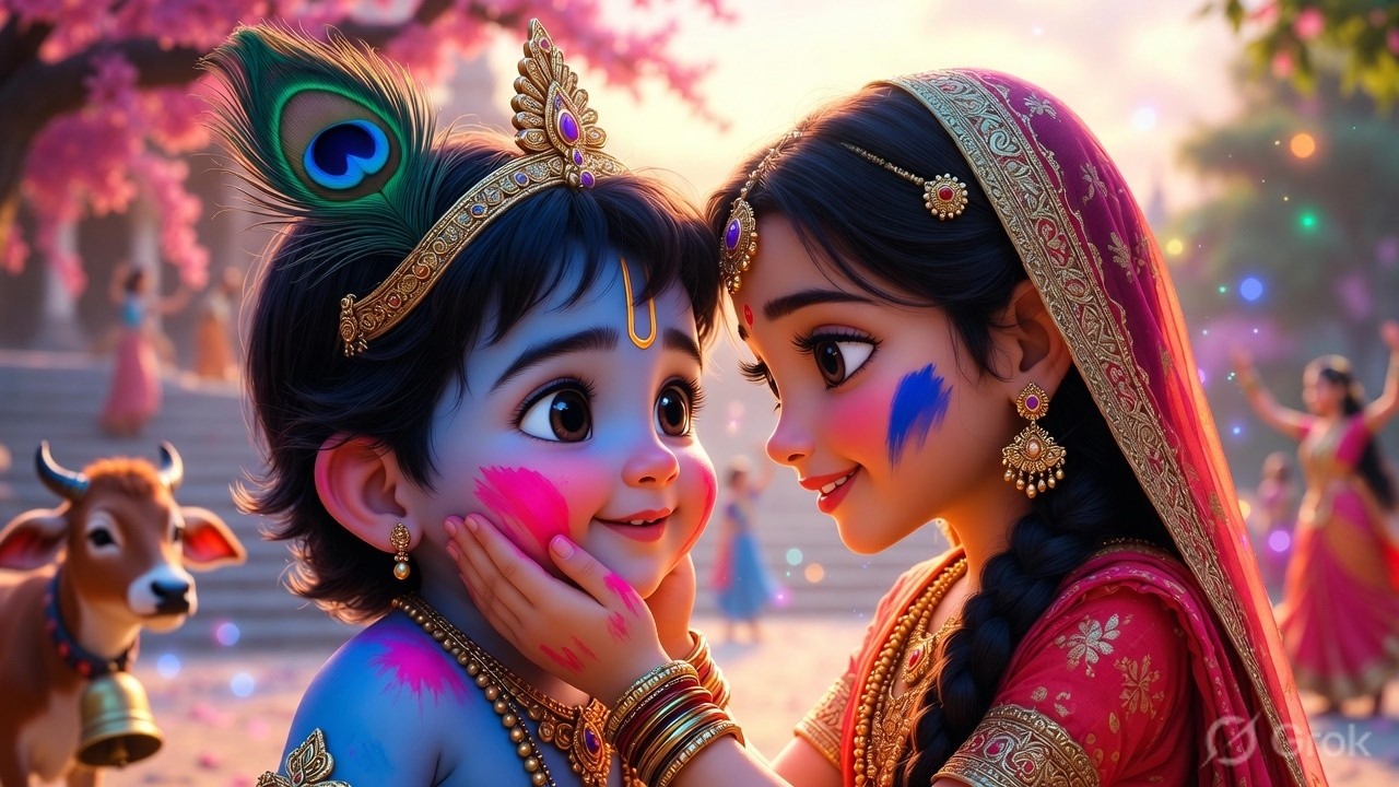 Shri Krishna Govinda Hare Murari – A peaceful and joyful Krishna bhajan