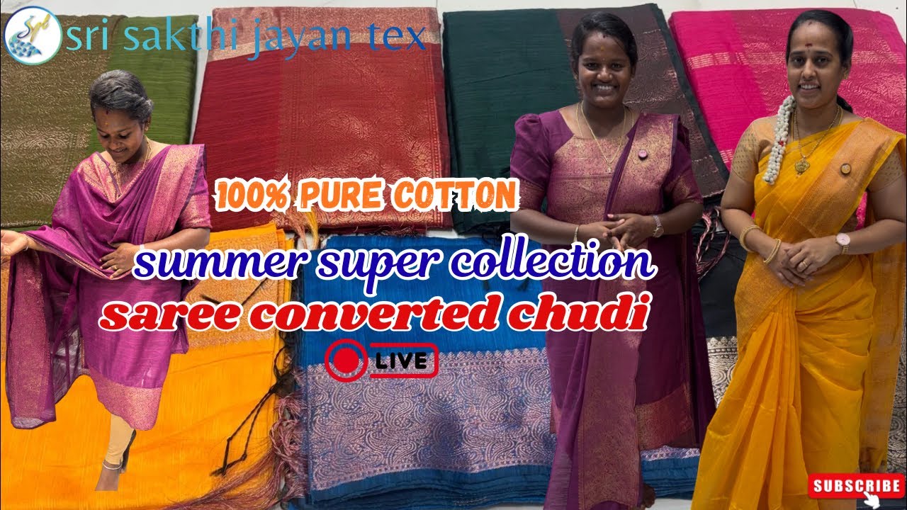 JAYAN TEX is live summer super collection ✨🥻don’t miss the live guys 💎✨