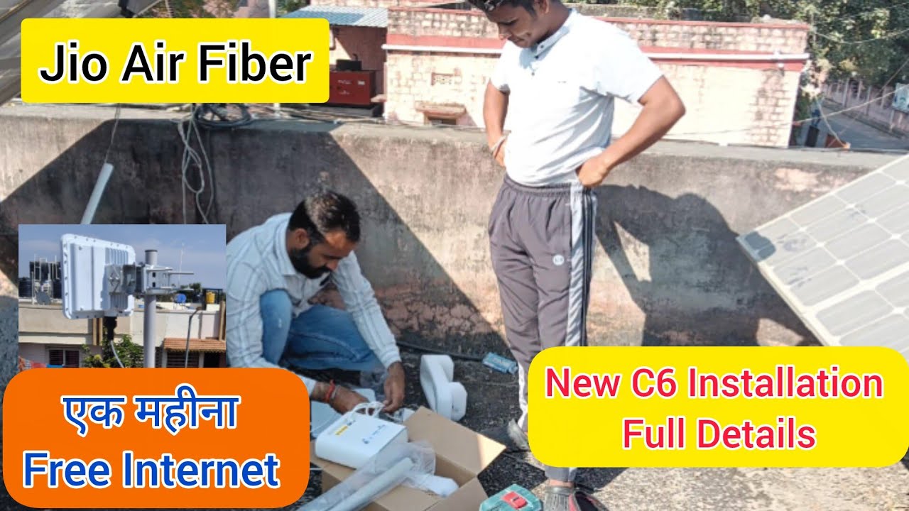 Jio Air Fiber New C6 Installation 2026 / Jio Air Fiber Full Plan / Air Fiber Free Wifi Installation