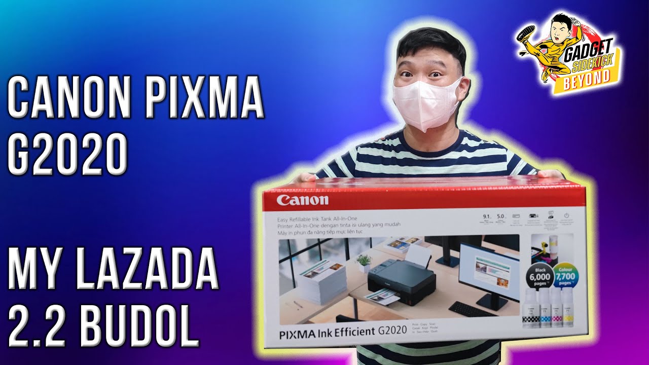 Lazada 2.2 Sulit Budols: Canon Pixma G2020 Bottomless Ink Printer Perfect for Home Schooling!