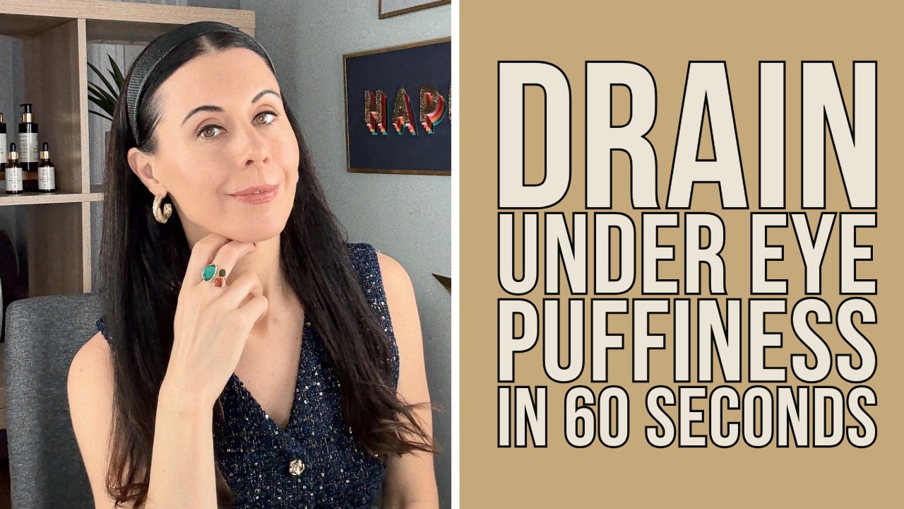 The Fastest Way to Drain Under Eye Puffiness In 60 Seconds