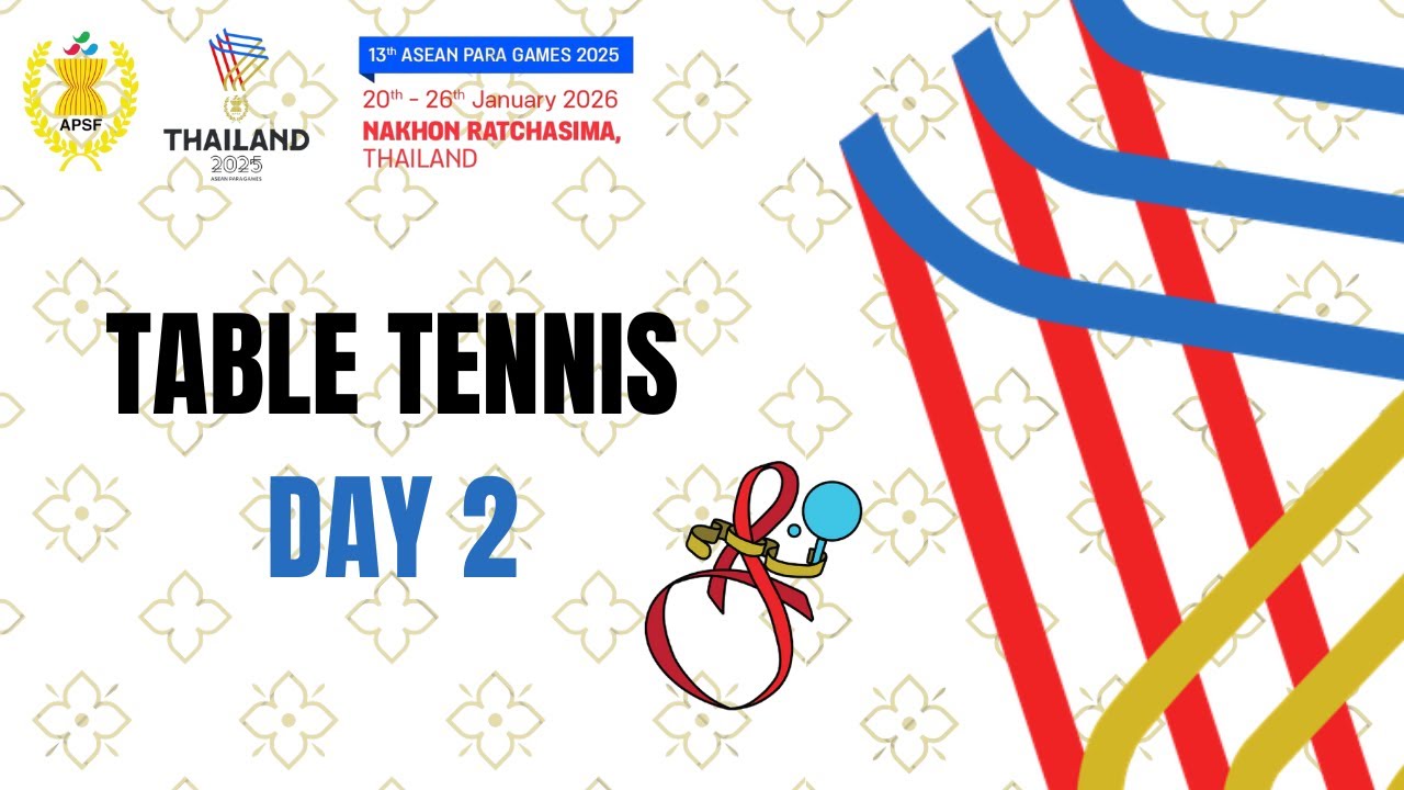 ASEAN Para Games 2025 – PARA TABLE TENNIS DAY 2