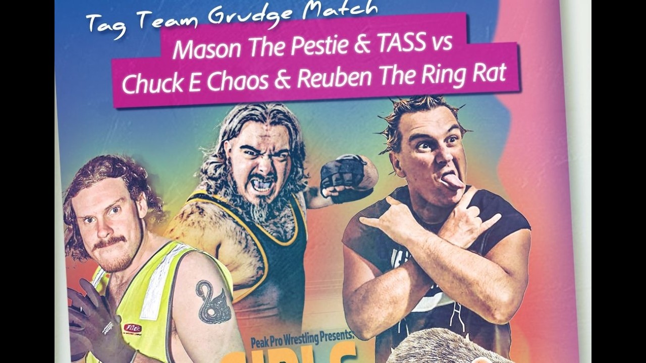 Chuck E Chaos & Rueban vs TASS & Mason The Pestie Peak Wrestling @ Steam Jacket Brewing Reservoir 26