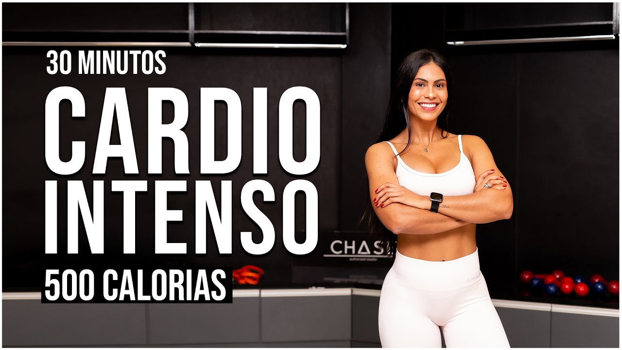 30 Min CARDIO INTENSO para Derreter  | Queime 500 Calorias | Em Casa | Sem Equipamento