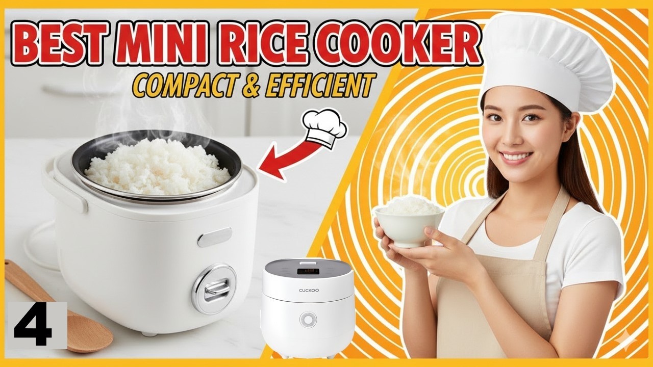 4 Best Mini Rice Cooker for Small Kitchens and Dorm Rooms 🔥 Compact Mini Rice Cooker