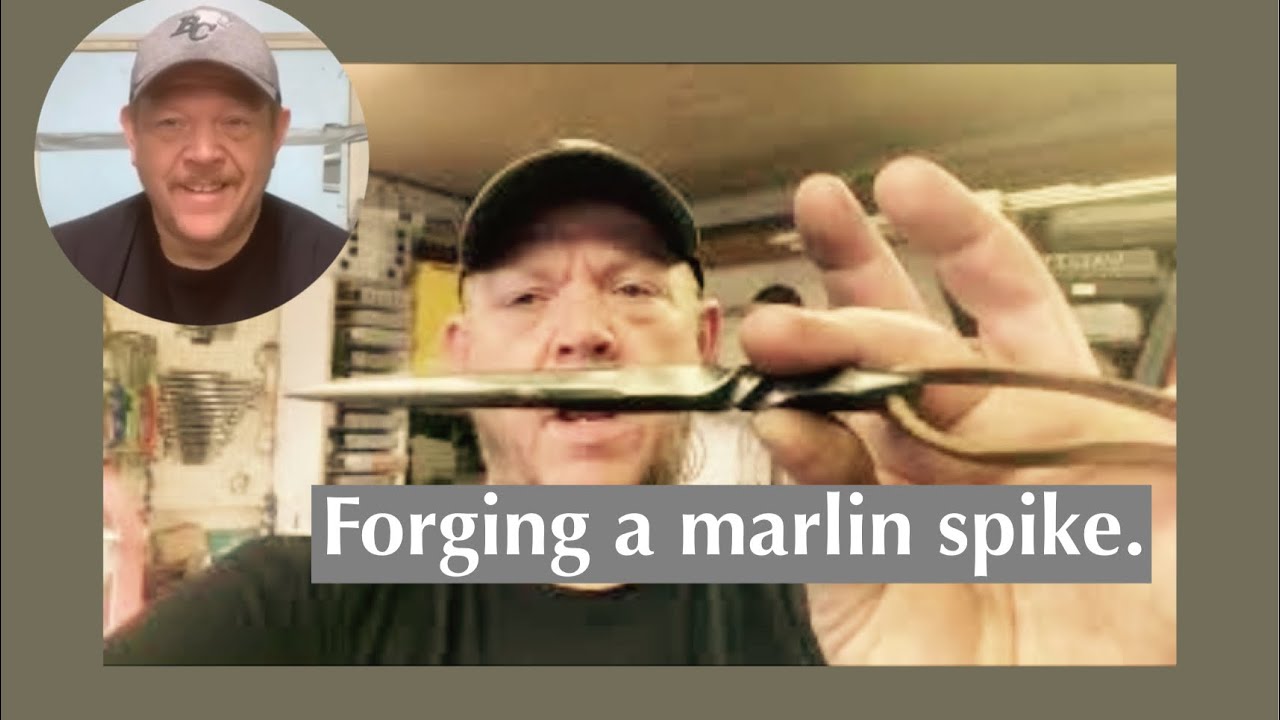 Forging a Marlin Spike // Blacksmithing.