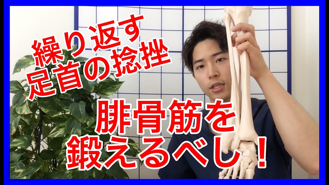 【足首 捻挫】繰り返す捻挫には腓骨筋を鍛えるべし！