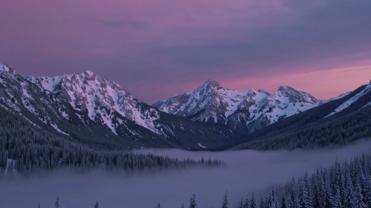Beautiful Snow-capped Mountains