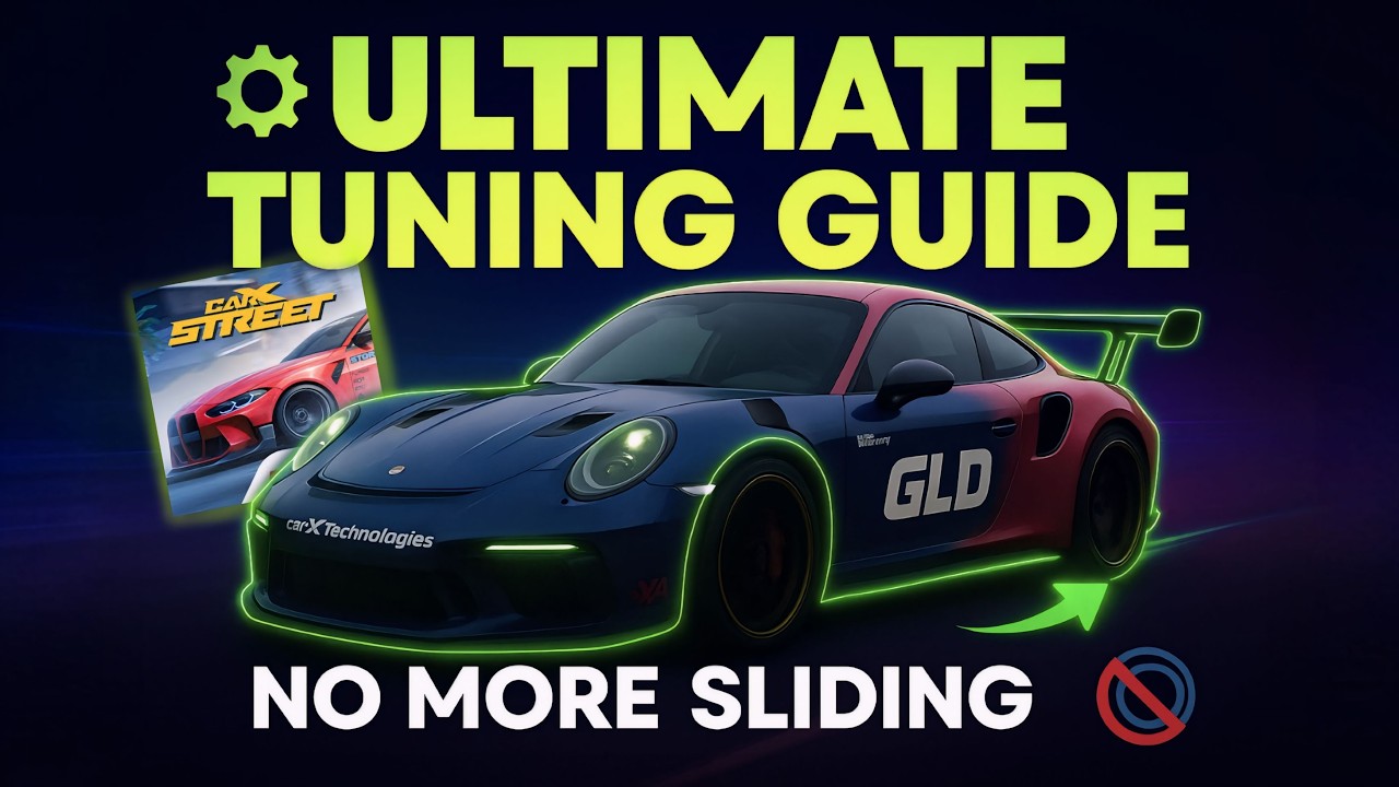 Car Sliding Fix!! Perfect Grip Setup | CarX Street Ultimate Tuning Guide
