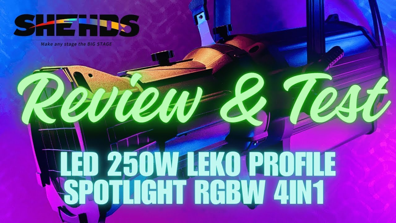 SHEHDS LED 250W LEKO | Test & Review