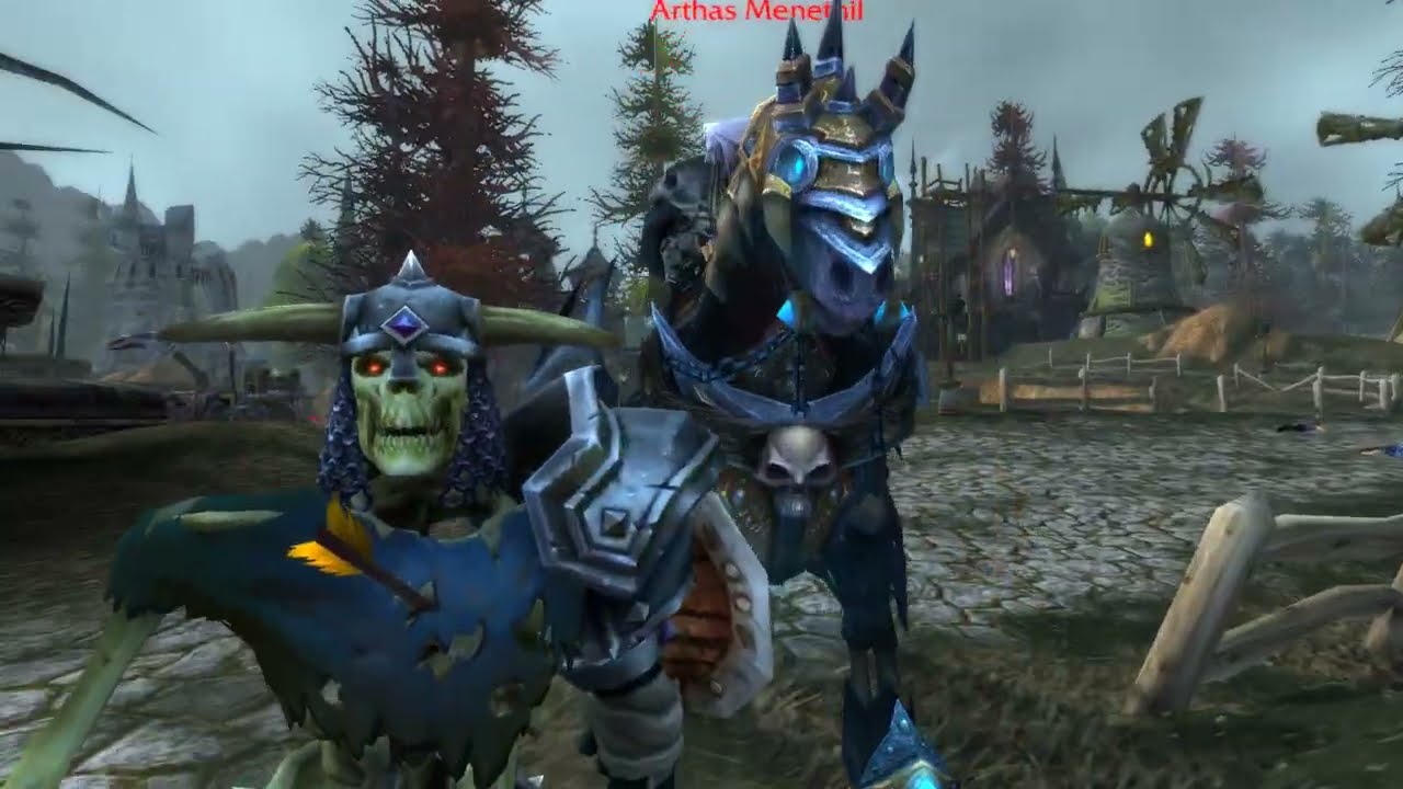 Arthas Menethil and Uther Flashbacks - Shadowlands 9.1