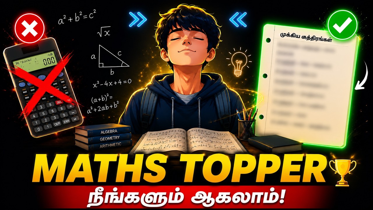 6 Secret Tips to Study MATHS📚 | Score 💯 in Math Easily! 🏆