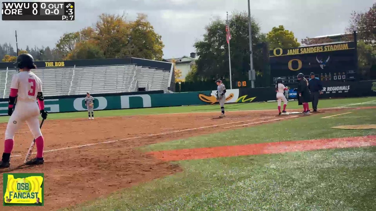 Oregon softball vs. WWU (Part 1 of 2) 10/19/25