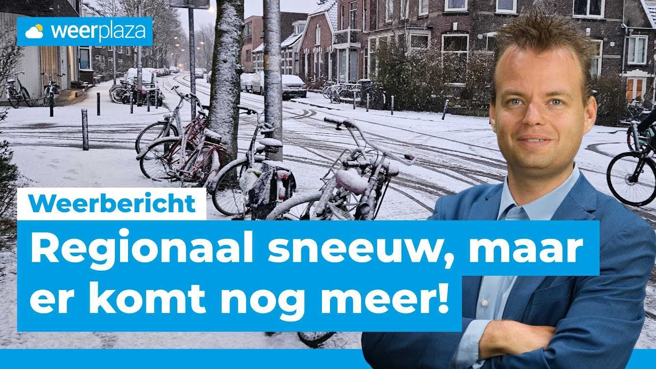Regionaal code oranje voor sneeuw! | Weekend weerbericht