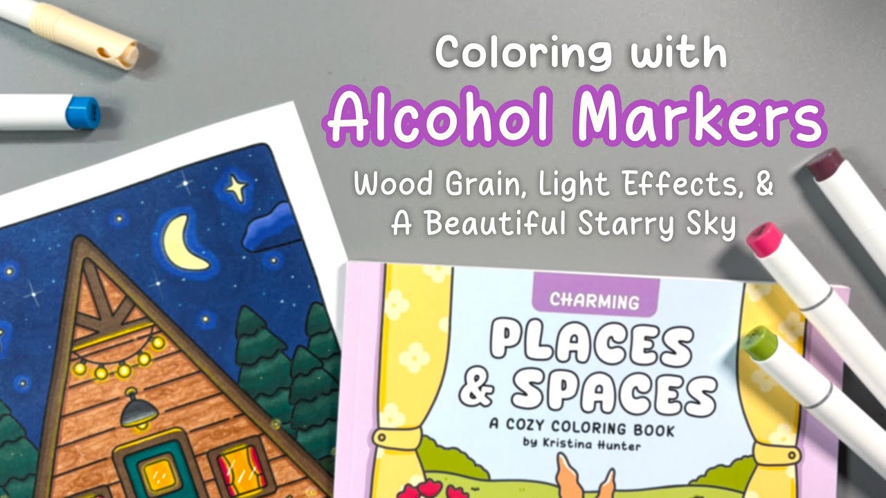 Coloring with Alcohol Markers: Even More Tips, Tricks, and Beautiful Effects | Coloring for Adults
