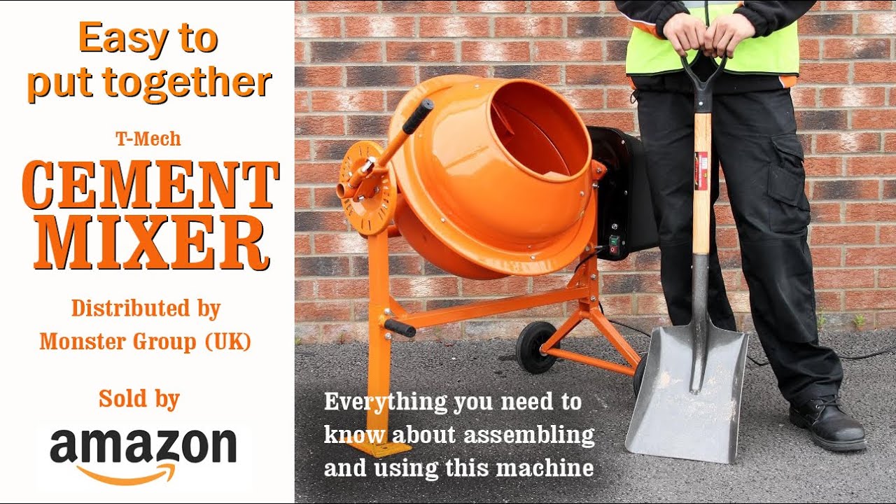 Easy to put together T Mech Cement Mixer from Amazon