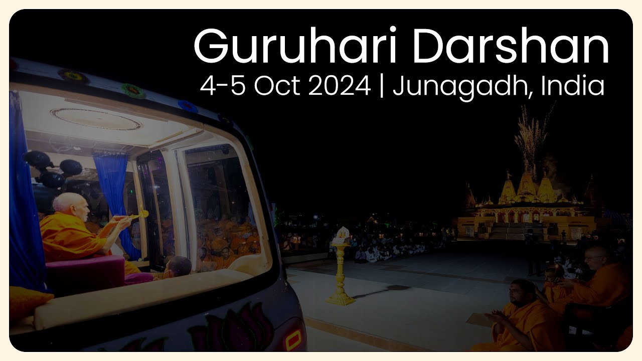 Guruhari Darshan, 4-5 Oct 2024, Junagadh, India