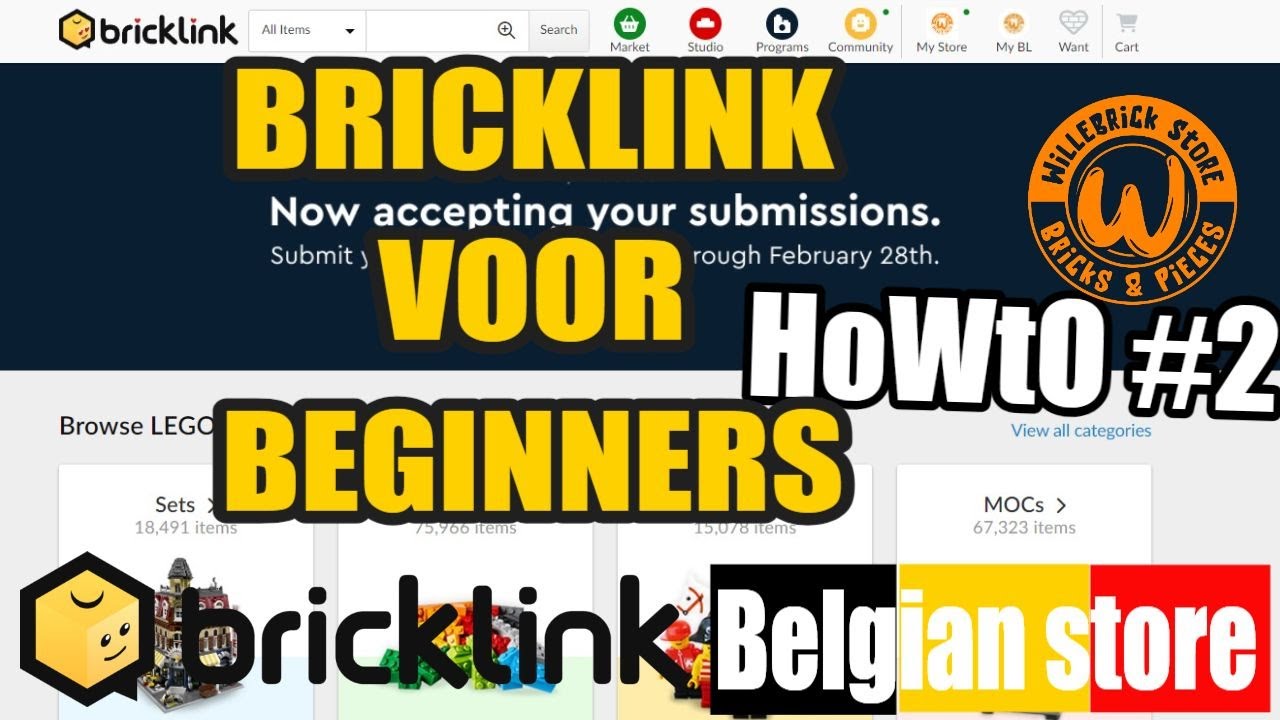 Hoe verkoop je LEGO(r) blokjes op Bricklink? #bricklink