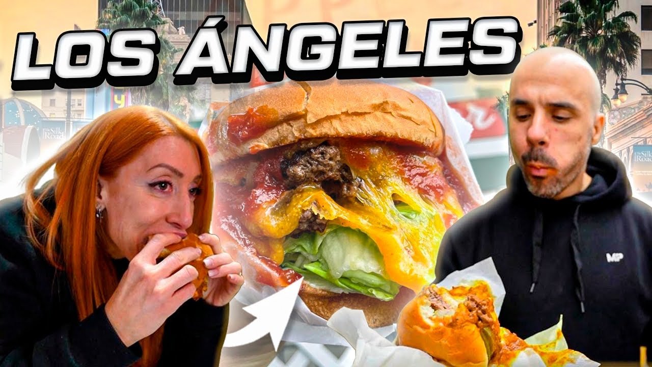 LLEGAMOS a LOS ANGELES y COMEMOS en 3 HAMBURGUESERIAS HISTORICAS * NOS SORPRENDEN EN LA CASA *