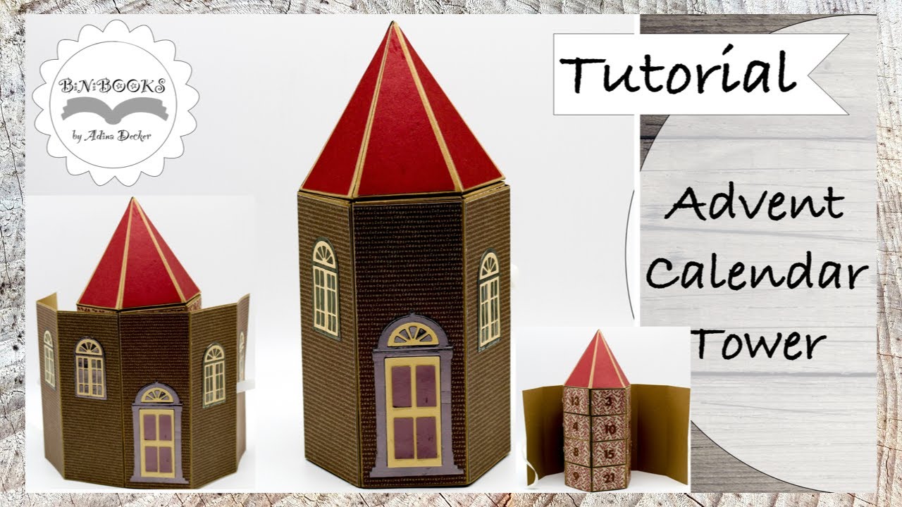 DIY * Башня адвент-календаря * поделки из бумаги * Рождество * мастер-класс