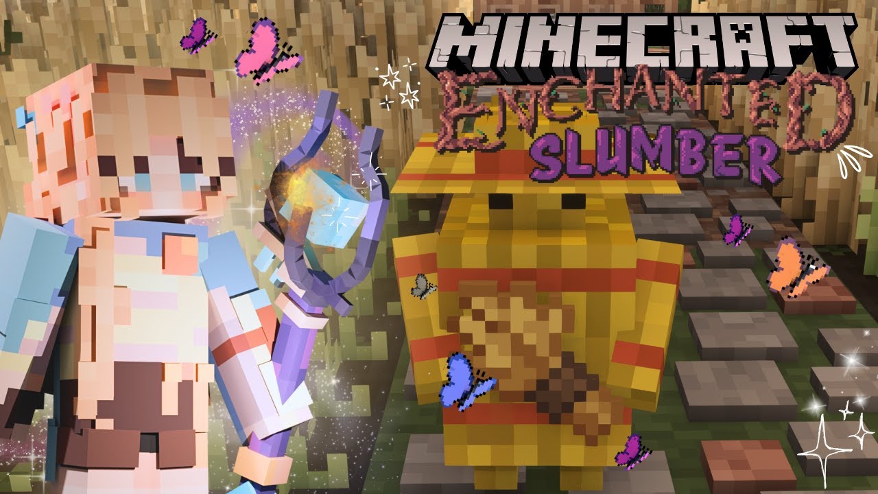 Волшебное время года в уютном мире Minecraft с модами Fairycore | Прохождение игры Enchanted Slum...