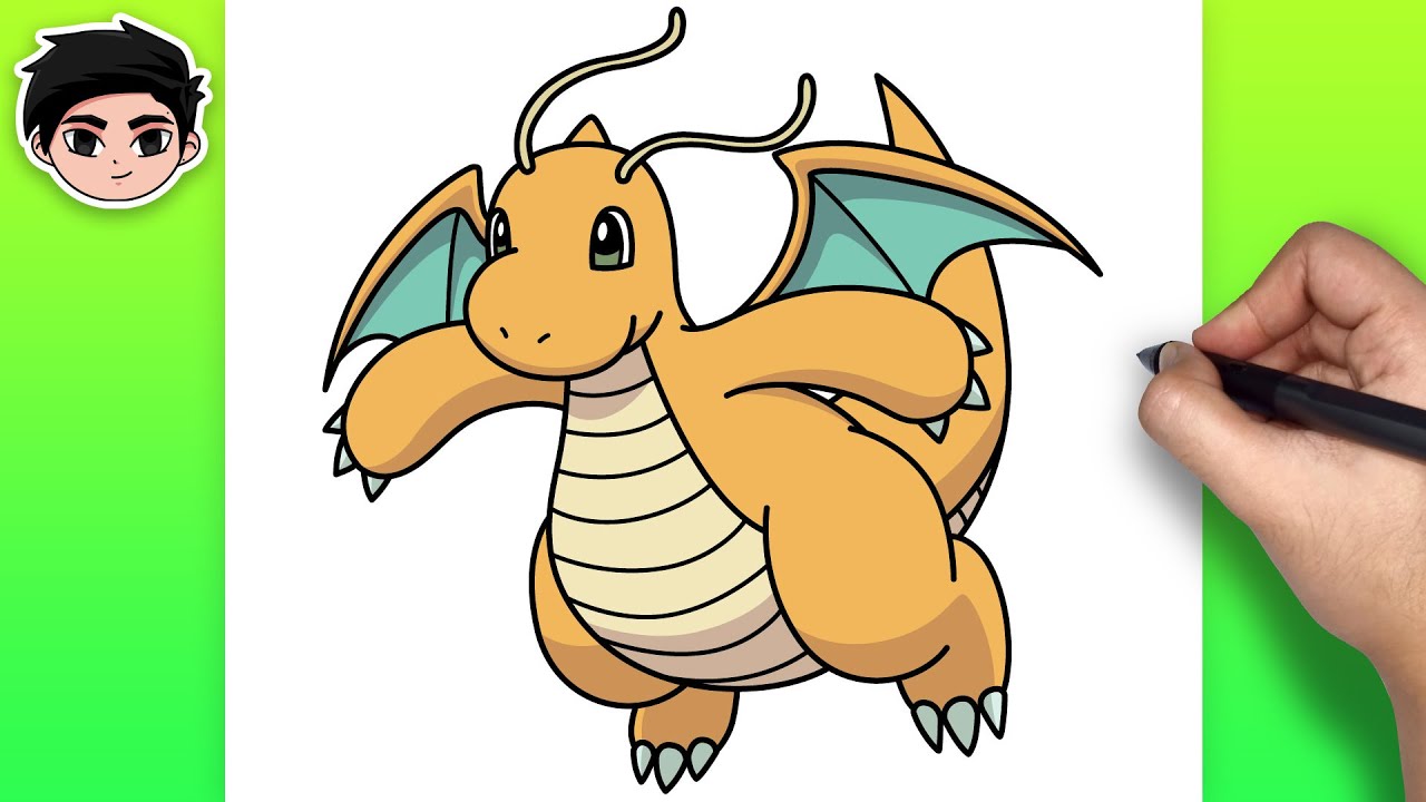 Como Dibujar Dragonite (Pokemon)
