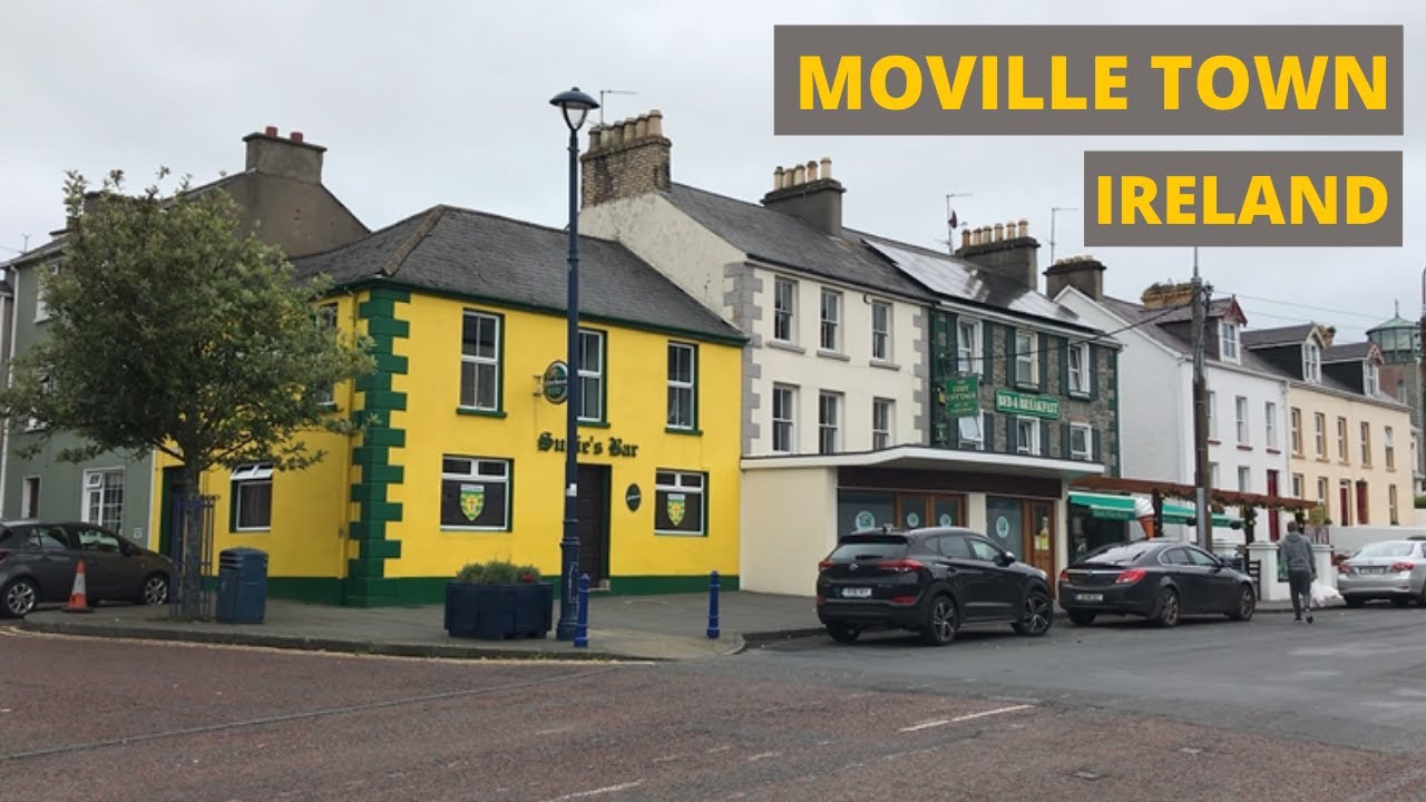 Exploring MOVILLE TOWN in IRELAND