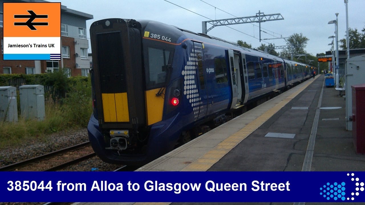 385044 from Alloa to Glasgow Queen Street