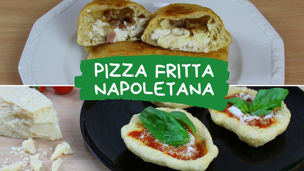 Pizza fritta NAPOLETANA, con cicoli e ricotta e montanara.