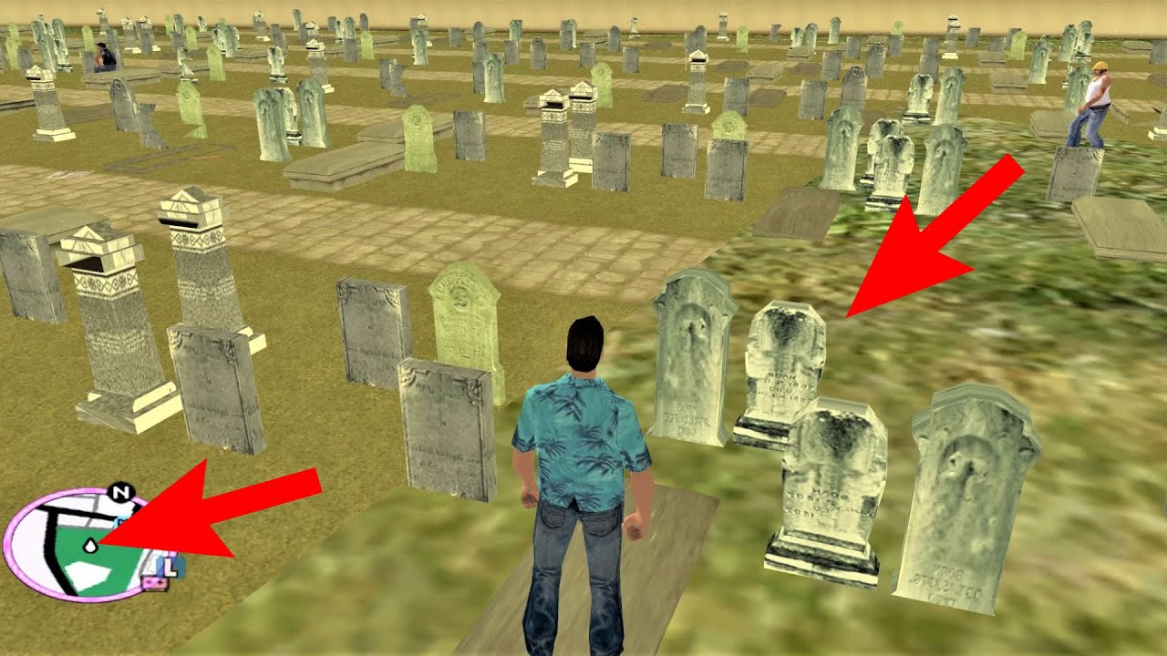 Secret Graveyard Location in GTA Vice City ! Hidden Place #GTAVC