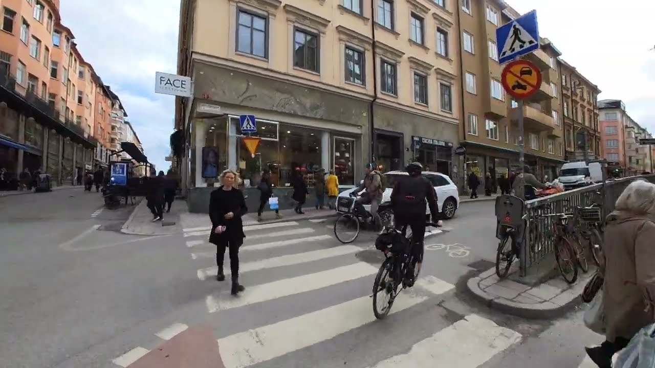 Electric Scooter Ride From Slussen To Medborgarplatsen In Stockholm, Sweden