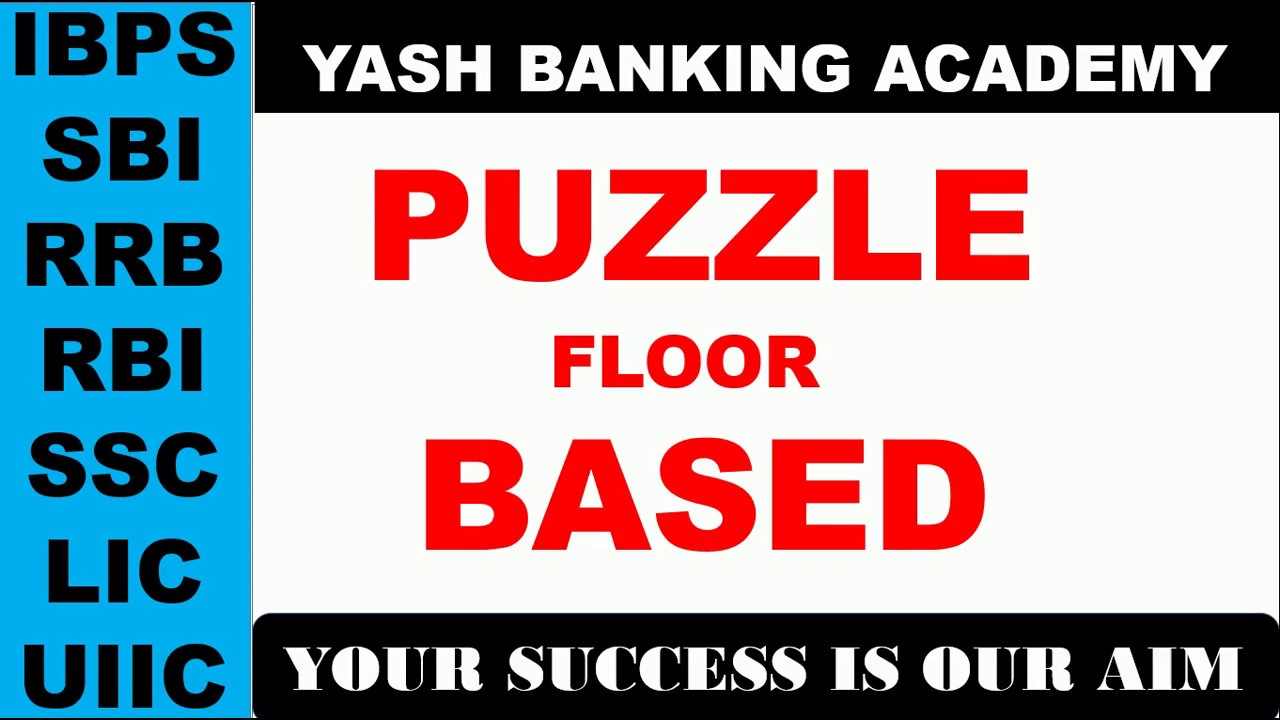 || FLOORBASED PUZZLE || YASH BANKING ACADEMY, BY YASHRAJ SIR