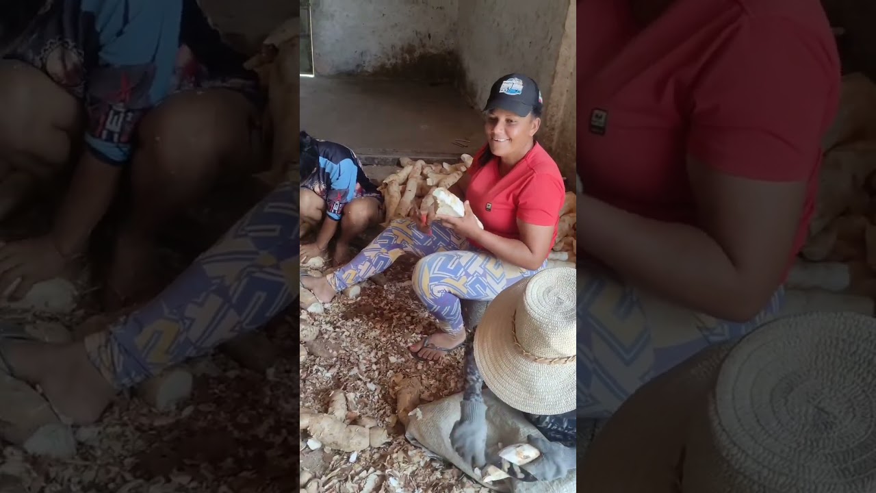 Dia completo na casa de farinha com minha irmã em cinzeiro de bonito bahia.