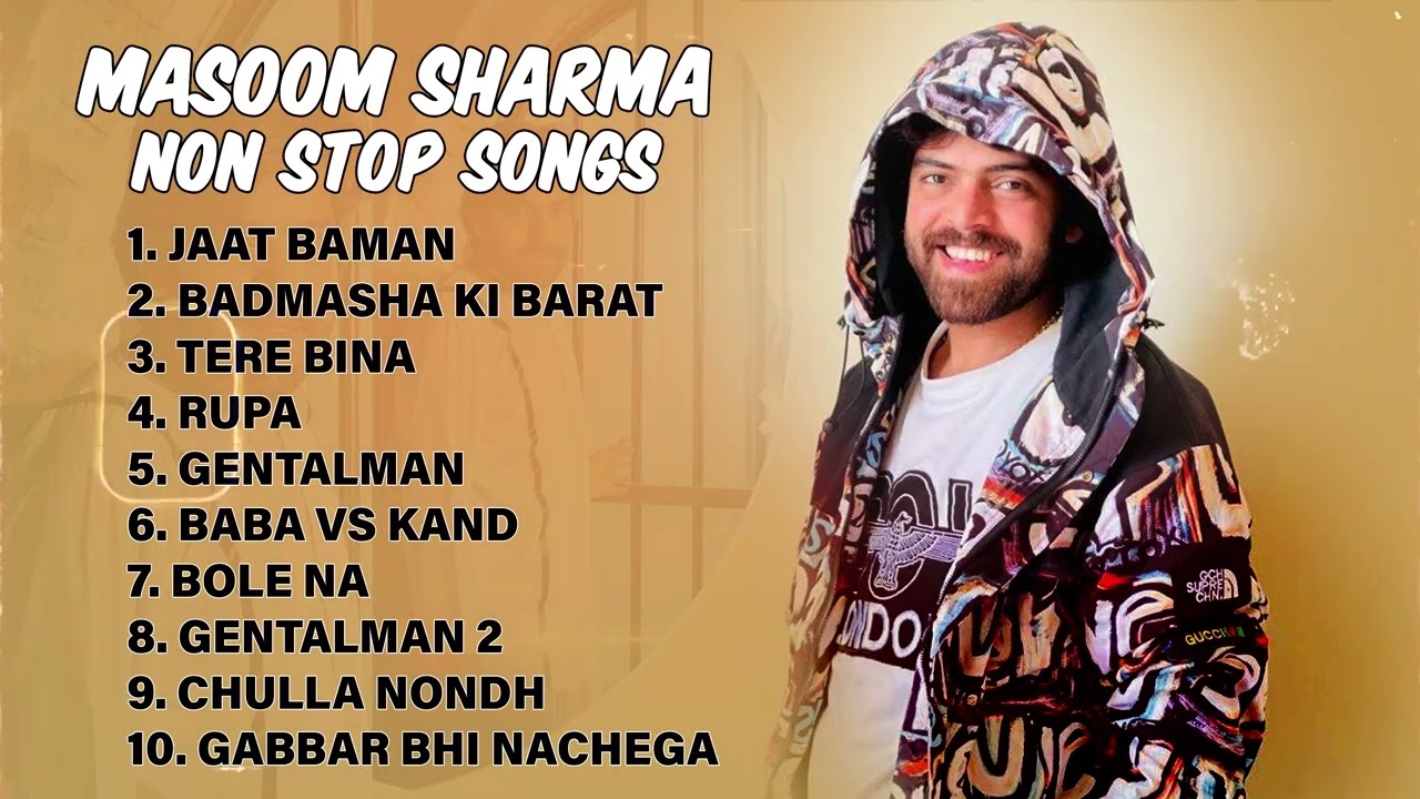 Masoom Sharma Banned Songs 2026 | Top 10 Hit Song | Latest Haryanvi Song | New Haryanvi Song