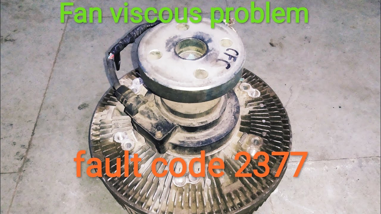 Fan viscous problem|tata bs6 fan problem || gadi garam ho rhi he| clutch fan viscous|fault code 2377