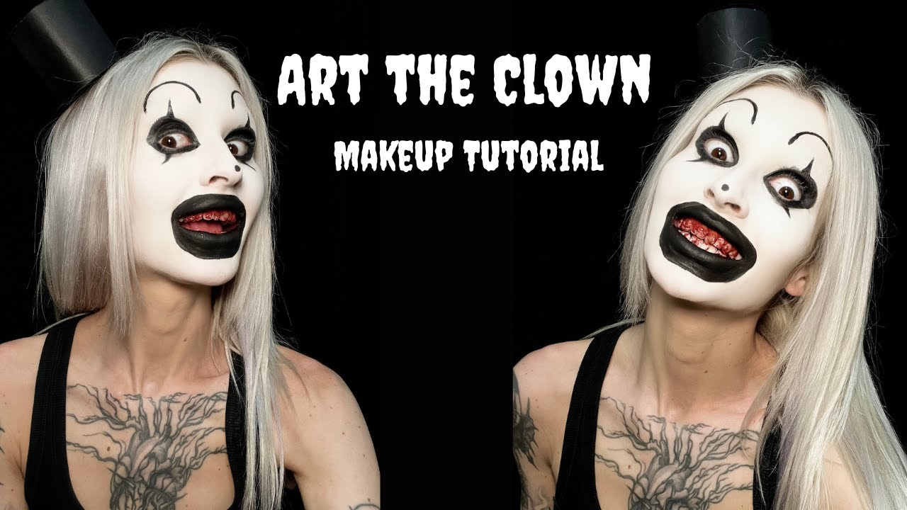 Terrifier Art the Clown Makeup Tutorial