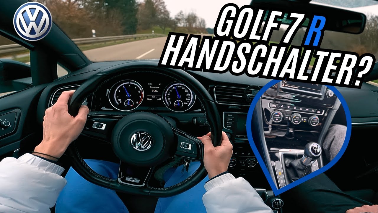 POV PROBEFAHRT im HANDSCHALTER GOLF 7 R! BESSER ALS DAS DSG?