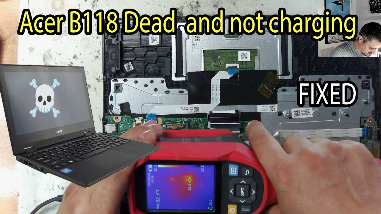 Can We Fix a Dead Acer TravelMate B118 for €0? Thermal Cam Diagnosis & USB IC Bypass