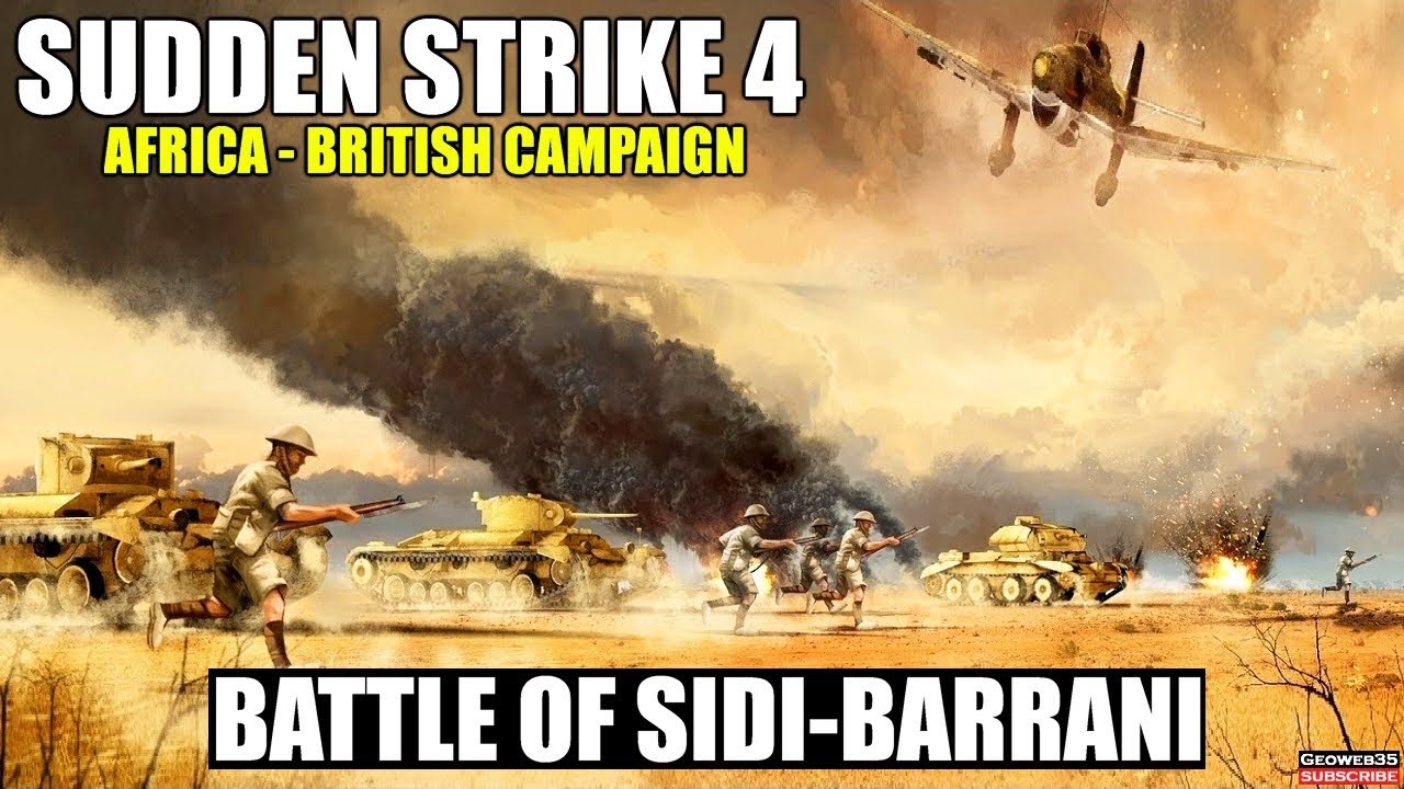 Sudden Strike 4 Africa Desert War DLC | British Campaign | Battle of Sidi-Barrani