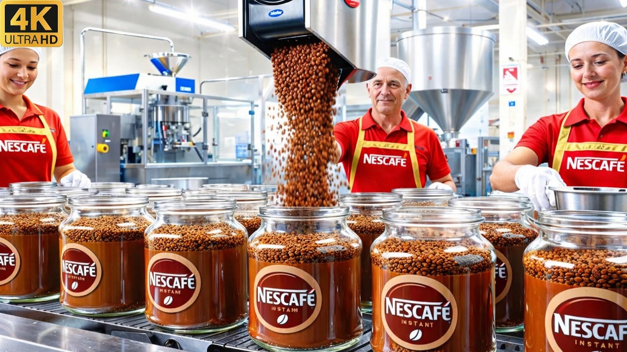 How 1000kg Coffee Becomes Instant Coffee | Factory Process Explained