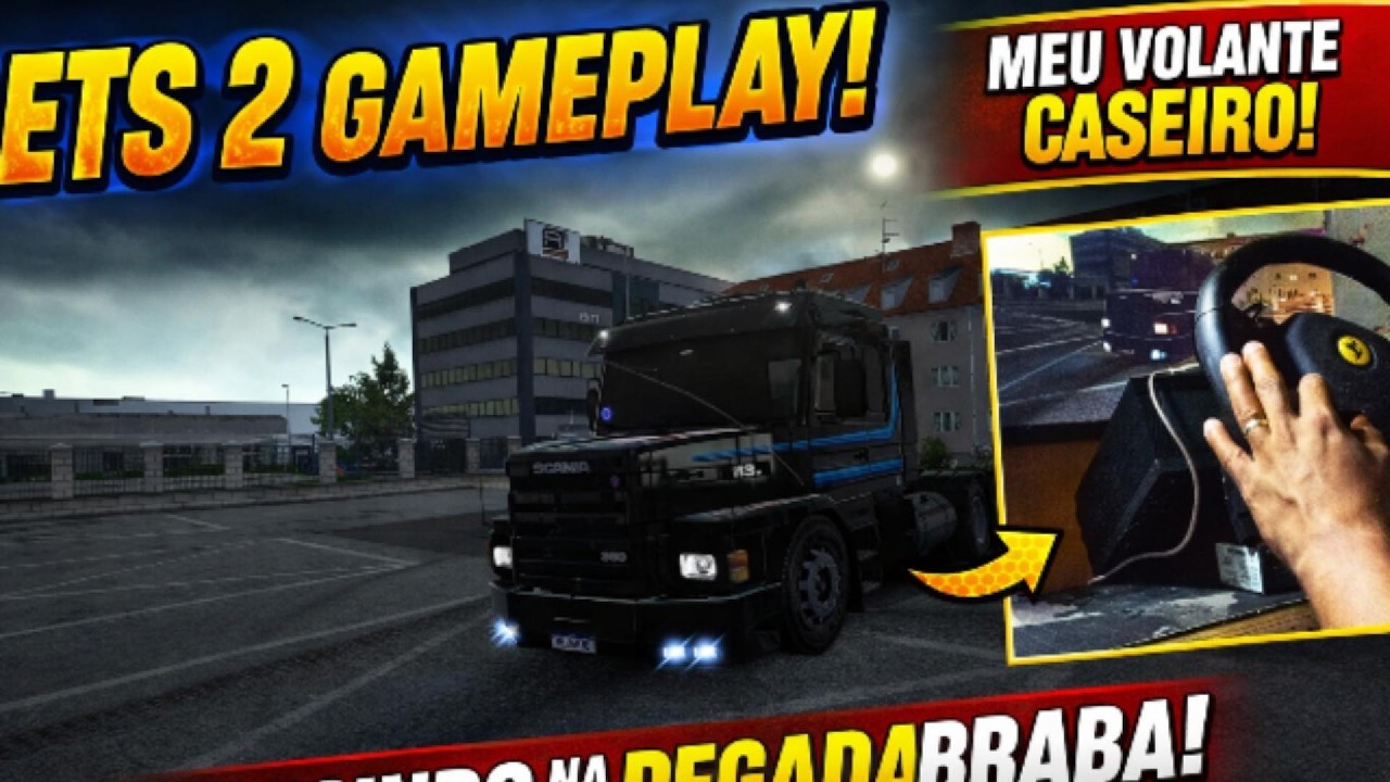 Scania 113 qualificada🔥ETS2 Gameplay com volante caseiro. #eurotrucksimulator2 #volantecaseiro